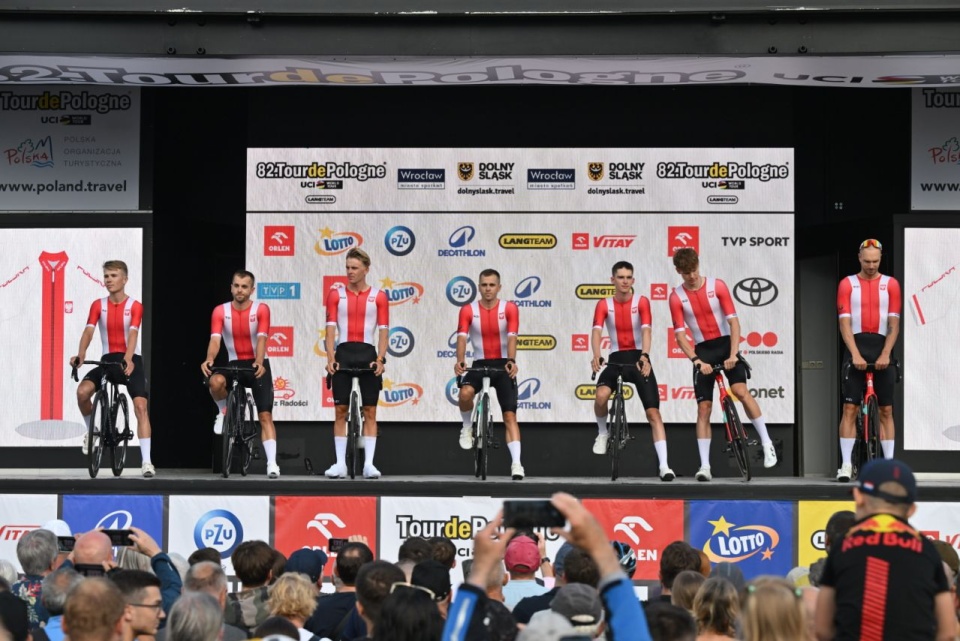 Kolarze reprezentacji Polski. Fot. PAP/Maciej Kulczyński