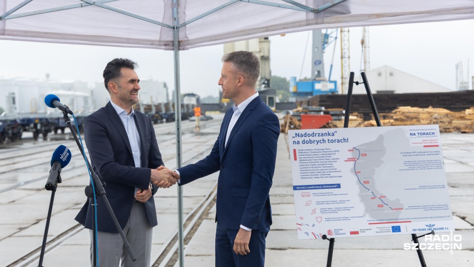 Arkadiusz Marchewka, Piotr Malepszak. Fot. Robert Stachnik [Radio Szczecin]