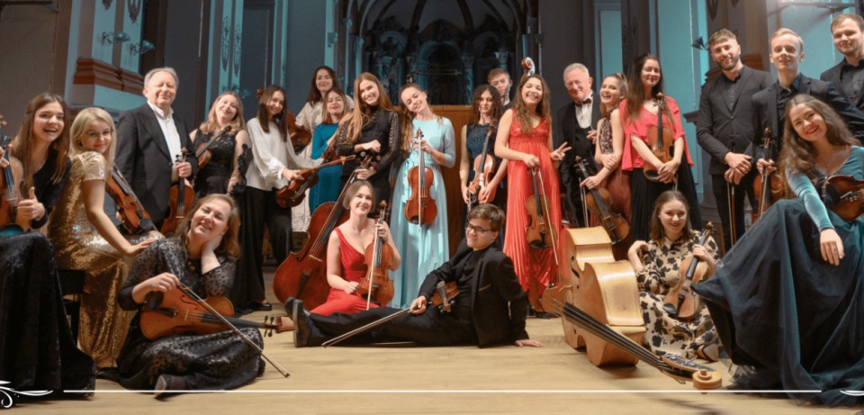 Orkiestra Lwowskiej Narodowej Akademii Muzycznej. Fot. Materiały prasowe Stwarzyszenia Pierwszorzędnych Inicjatyw