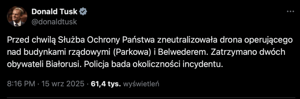 Zrzut ekranu z portalu X.com