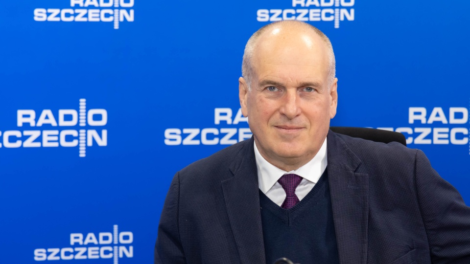 Mieczysław Sawaryn, burmistrz Gryfina. Fot. Robert Stachnik [Radio Szczecin]