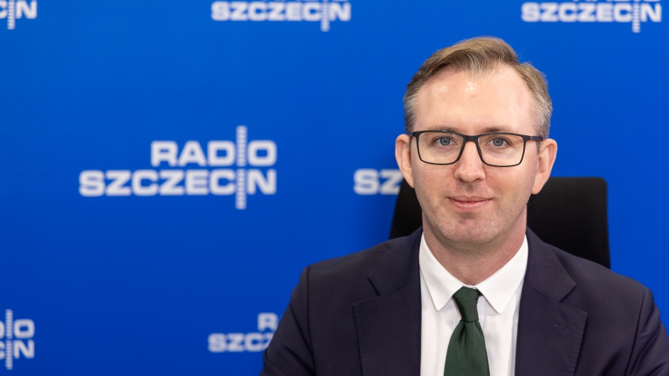 Łukasz Kadłubowski, wiceprezydent Szczecina. Fot. Robert Stachnik [Radio Szczecin]