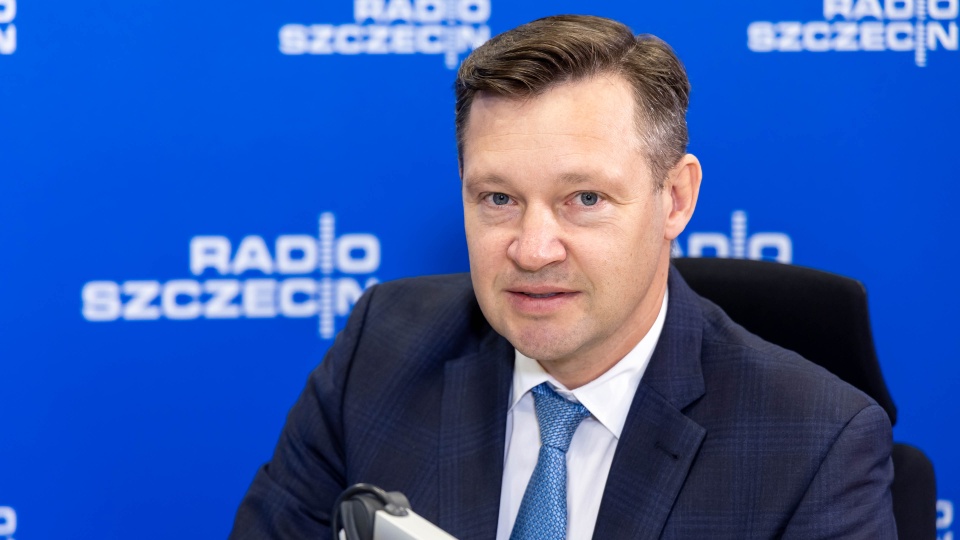 Andrzej Dawidowski, wiceprezes Grupa Azoty, prezes Grupa Azoty Zakłady Chemiczne "Police". Fot. Robert Stachnik [Radio Szczecin]