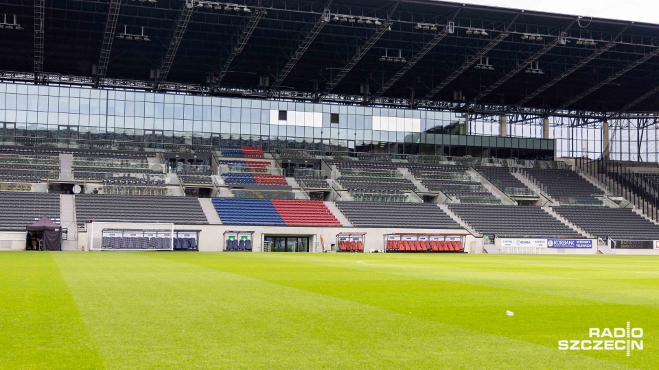 Sobotnie spotkanie Pogoni z Wisłą Kraków rozpocznie się o godzinie 17.30 na stadionie przy Twardowskiego w Szczecinie. Fot. Robert Stachnik [Radio Szczecin]