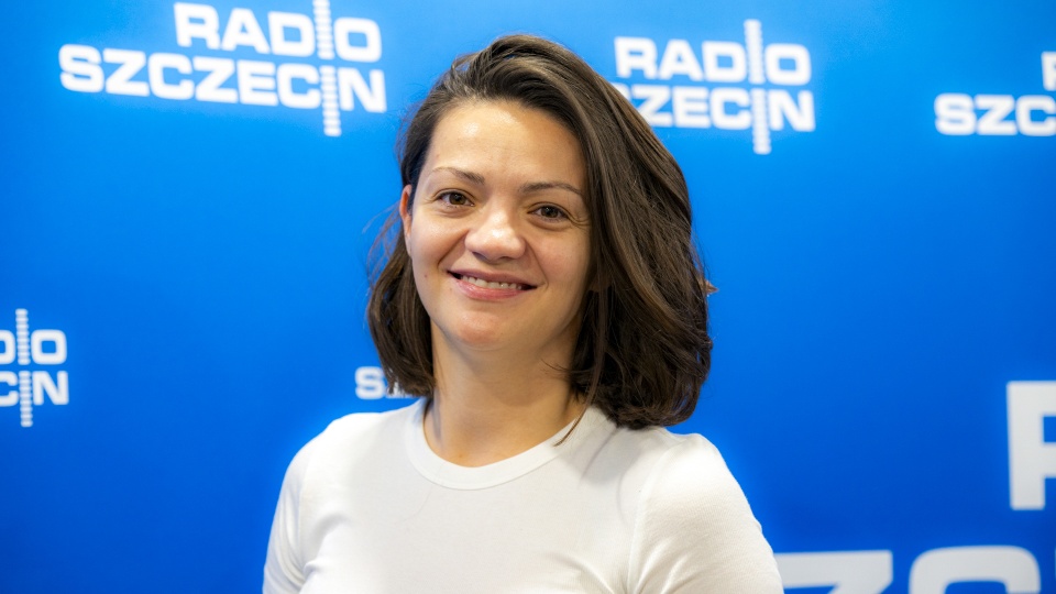 Paula Ewa Krawczyk, charakteryzatorka do spraw scen masowych w serialu "Heweliusz". Fot. Kamila Kozioł [Radio Szczecin]