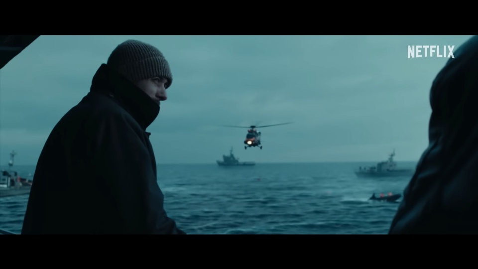 Kadr z trailera "Heweliusz". Mat. Netflix Polska