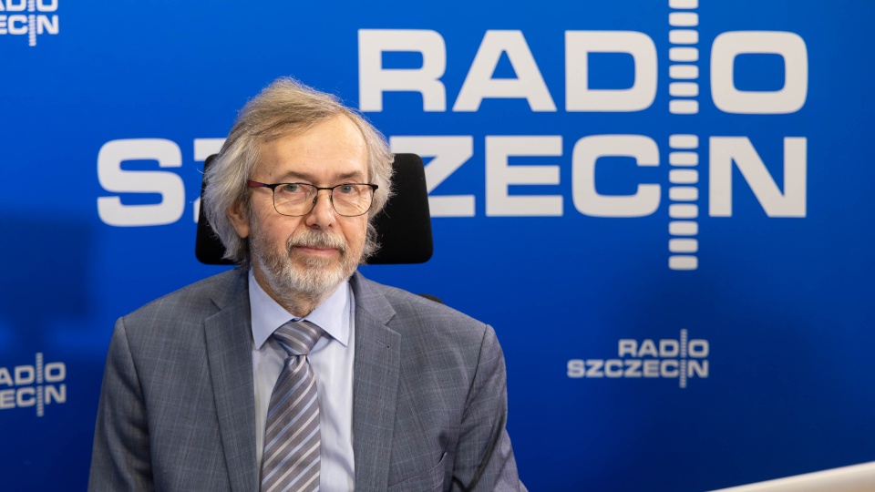 Dr Andrzej Montwiłł, prezes Zachodniopomorskiego Klastra Morskiego. Fot. Robert Stachnik [Radio Szczecin]