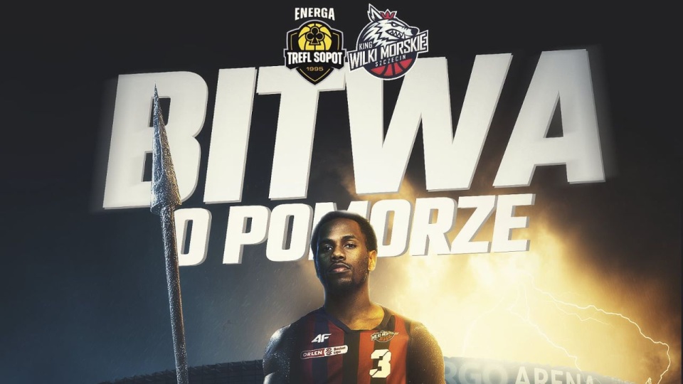 Niedzielne spotkanie koszykarzy Trefla z Kingiem Szczecin rozpocznie się o godzinie 17.30 w hali Ergo Arena na granicy Gdańska i Sopotu. źródło: https://x.com/KingWilki