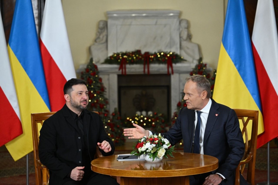 Premier Tusk spotkał się z prezydentem Ukrainy