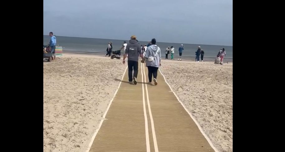 Ułatwienie na świnoujskiej plaży [WIDEO]