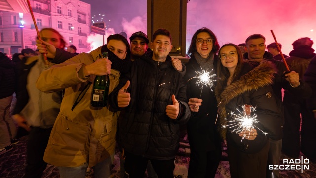 Fot. Robert Stachnik [Radio Szczecin] Szczecin przywitał 2026 rok [WIDEO, ZDJĘCIA]