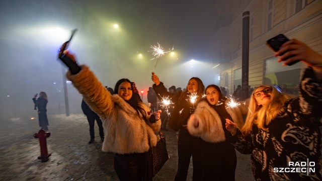 Fot. Robert Stachnik [Radio Szczecin] Szczecin przywitał 2026 rok [WIDEO, ZDJĘCIA]