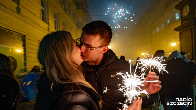 Fot. Robert Stachnik [Radio Szczecin] Szczecin przywitał 2026 rok [WIDEO, ZDJĘCIA]