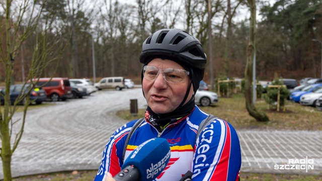 Fot. Robert Stachnik [Radio Szczecin] Rowerem w Nowy Rok [WIDEO, ZDJĘCIA]