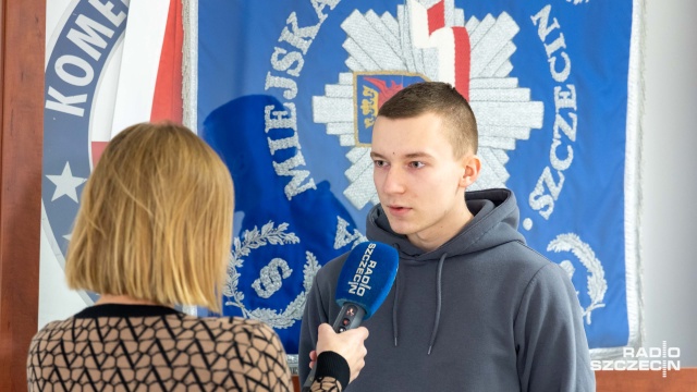 Fot. Robert Stachnik [Radio Szczecin] Wzrasta zainteresowanie pracą w policji [WIDEO, ZDJĘCIA]