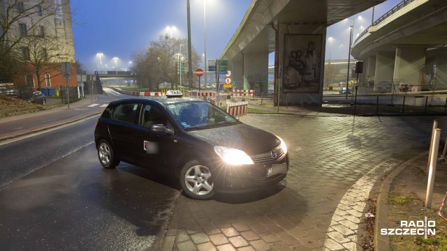 Fot. Robert Stachnik [Radio Szczecin] Zmiana organizacji ruchu w okolicy Trasy Zamkowej [ZDJĘCIA]