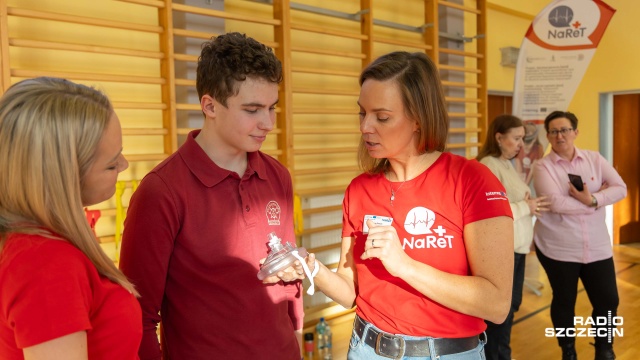 Fot. Robert Stachnik [Radio Szczecin] Pierwsza pomoc nie zna granic [WIDEO, ZDJĘCIA]