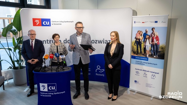 Fot. Robert Stachnik [Radio Szczecin] Otwarcie Salonu Usług Społecznych. To miejsce dla wszystkich [WIDEO, ZDJĘCIA]
