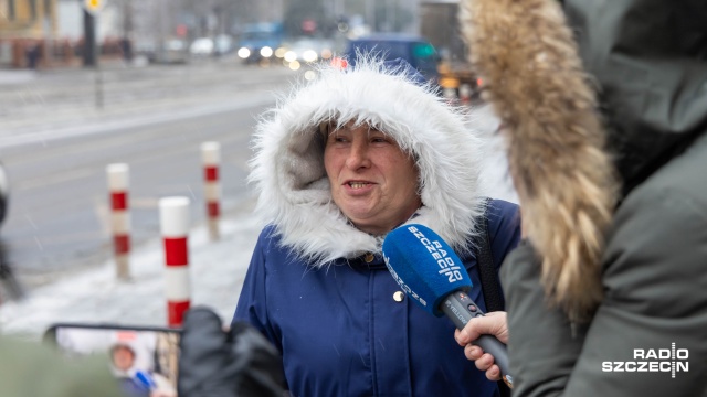 Fot. Robert Stachnik [Radio Szczecin] Ślizgawica na ulicach i chodnikach miasta [WIDEO, ZDJĘCIA]