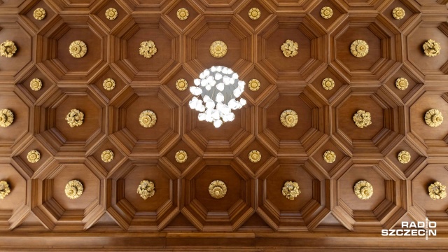 Fot. Robert Stachnik [Radio Szczecin] Sala Rycerska w ZUW odzyskała dawny blask [ZDJĘCIA]