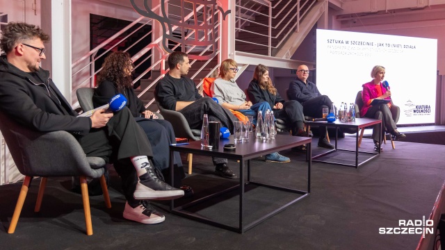 Fot. Robert Stachnik [Radio Szczecin] "W kulturze najważniejsi są ludzie." Debata w Trafostacji Sztuki [WIDEO, ZDJĘCIA]