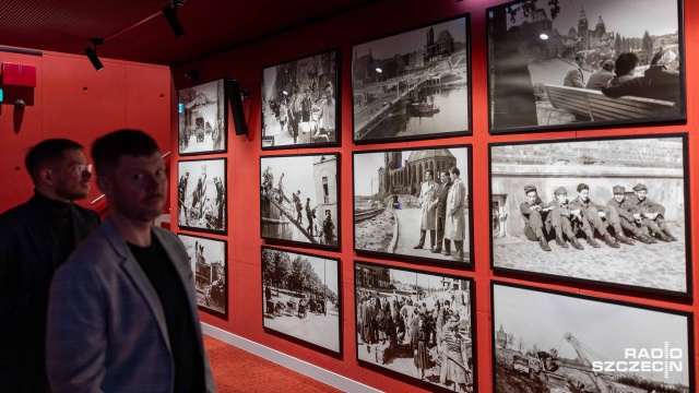 Fot. Robert Stachnik [Radio Szczecin] Wystawa Stetinum-Stettin-Szczecin. "To było piękne miasto i nadal jest pięknym miastem..." [WIDEO, ZDJĘCIA]