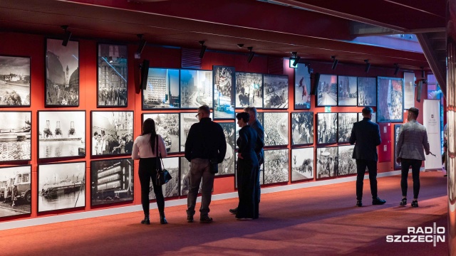 Fot. Robert Stachnik [Radio Szczecin] Wystawa Stetinum-Stettin-Szczecin. "To było piękne miasto i nadal jest pięknym miastem..." [WIDEO, ZDJĘCIA]