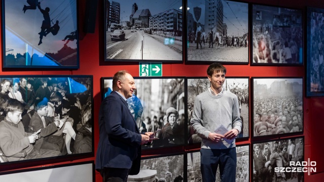 Fot. Robert Stachnik [Radio Szczecin] Wystawa Stetinum-Stettin-Szczecin. "To było piękne miasto i nadal jest pięknym miastem..." [WIDEO, ZDJĘCIA]