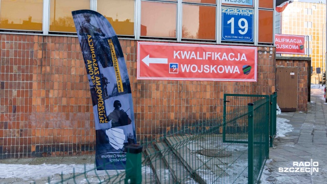 Fot. Robert Stachnik [Radio Szczecin] Ruszyła kwalifikacja wojskowa w regionie [WIDEO, ZDJĘCIA]