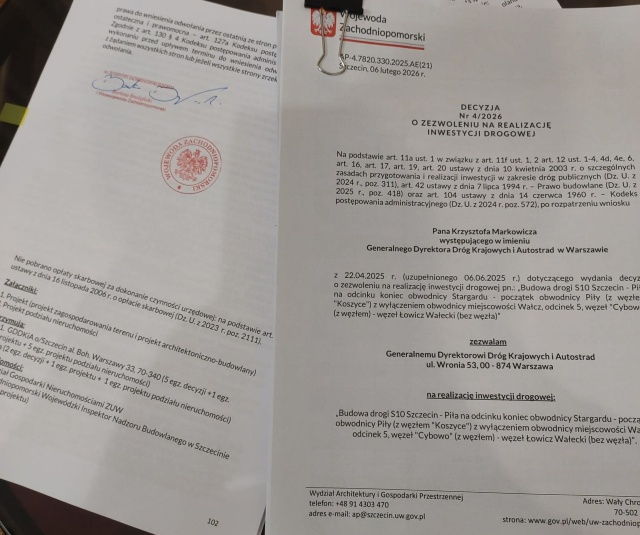 Fot. GDDKiA Szczecin Powstanie kolejny odcinek S10 w regionie [MAPY]