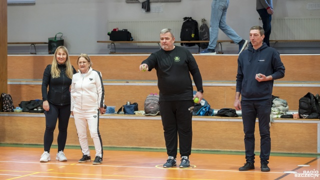 Fot. Kamila Kozioł [Radio Szczecin] "Bule do wiosny." Rozgrywka w hali OSiR-u [WIDEO, ZDJĘCIA]