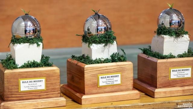 Fot. Kamila Kozioł [Radio Szczecin] "Bule do wiosny." Rozgrywka w hali OSiR-u [WIDEO, ZDJĘCIA]