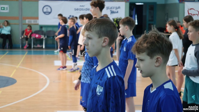 Fot. Przemysław Polanin [Radio Szczecin] Piłkarze Kotwicy przeprowadzili trening dla najmłodszych [ZDJĘCIA]