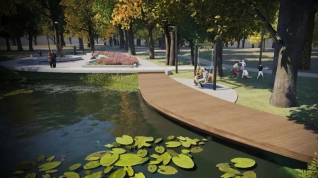 Mat. Dominanta - pracownia architektury Park Szarmacha w końcu doczeka się upiększenia [WIZUALIZACJE]