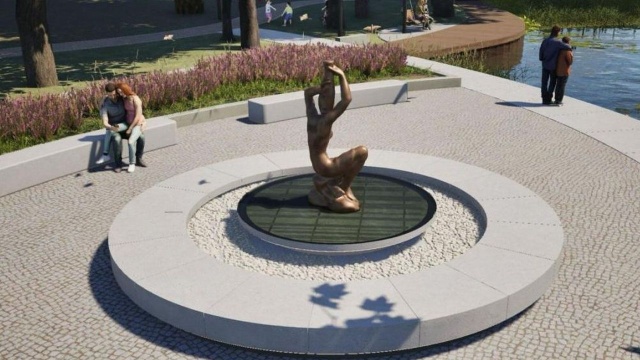 Mat. Dominanta - pracownia architektury Park Szarmacha w końcu doczeka się upiększenia [WIZUALIZACJE]