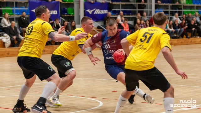 Fot. Robert Stachnik [Radio Szczecin] Piłkarze ręczni Sandry SPA Pogoni wygrali w Szczecinie w LC [ZDJĘCIA]