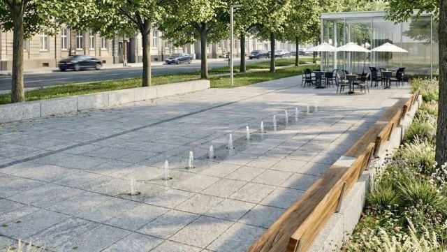 Materiały opublikowane przez Przemysława Słowika Aleja Fontann przejdzie wyczekiwany latami remont [WIDEO, ZDJĘCIA]