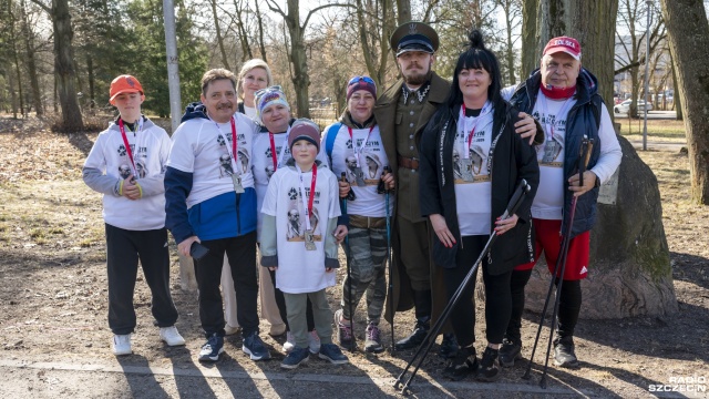 Fot. Kamila Kozioł [Radio Szczecin] Przebiegli symboliczny dystans, aby oddać hołd Wyklętym [WIDEO, ZDJĘCIA]