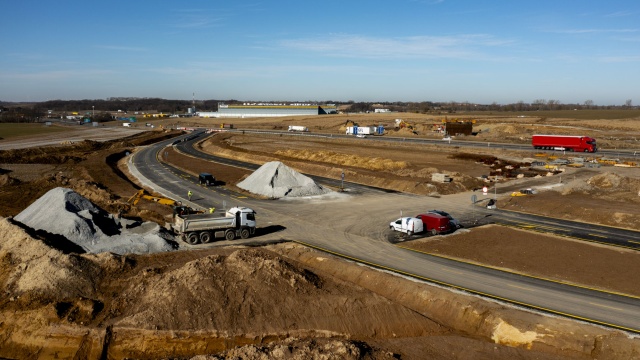 Fot. Wojciech Ochrymiuk [Radio Szczecin] Zmiany w organizacji ruchu na autostradzie A6 [WIDEO, ZDJĘCIA]