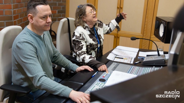 Fot. Robert Stachnik [Radio Szczecin] "Dom na klifie", czyli nowe słuchowisko w Radiu Szczecin [WIDEO, ZDJĘCIA]