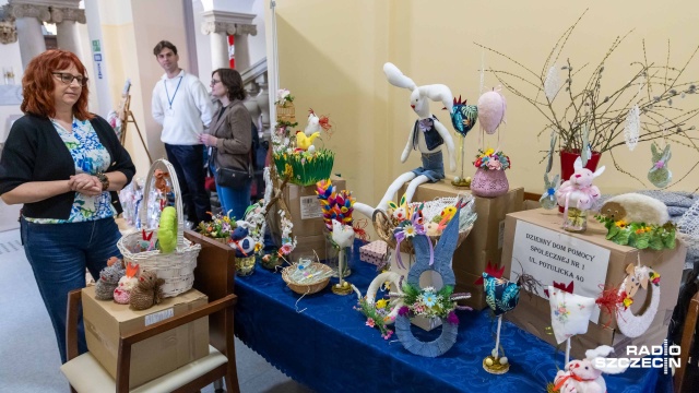 Fot. Robert Stachnik [Radio Szczecin] Wyroby wielkanocne podopiecznych szczecińskich DPS-ów [WIDEO, ZDJĘCIA]