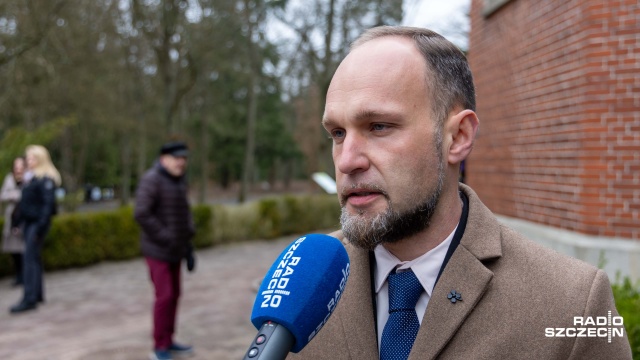 Krzysztof Ufland. Fot. Robert Stachnik [Radio Szczecin] Pożegnanie legendy. "Marian Kielec był najwspanialszym zawodnikiem w historii Pogoni" [ZDJĘCIA]