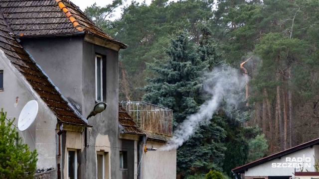 Fot. Robert Stachnik [Radio Szczecin] Ostatnia (w tym sezonie) kontrola antysmogowa Straży Miejskiej [ZDJĘCIA]