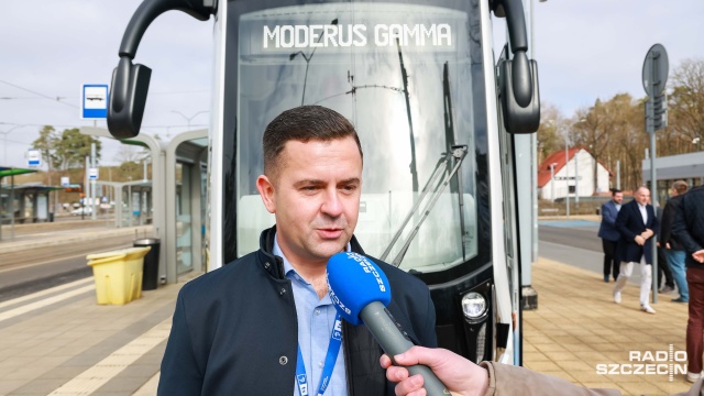 Fot. Robert Stachnik [Radio Szczecin] To ma być najbardziej pojemny tramwaj w Szczecinie [WIDEO, ZDJĘCIA]