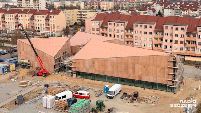 Fot. Robert Stachnik [Radio Szczecin] Miasto zgodziło się na wydłużenie budowy mediateki [WIDEO, ZDJĘCIA]