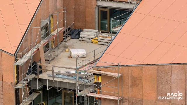 Fot. Robert Stachnik [Radio Szczecin] Miasto zgodziło się na wydłużenie budowy mediateki [WIDEO, ZDJĘCIA]
