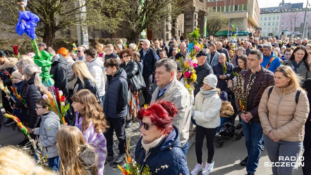 Fot. Robert Stachnik [Radio Szczecin] Procesja palmowa przeszła ulicami Szczecina [WIDEO, ZDJĘCIA]