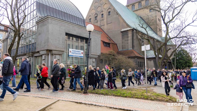 Fot. Robert Stachnik [Radio Szczecin] Procesja palmowa przeszła ulicami Szczecina [WIDEO, ZDJĘCIA]
