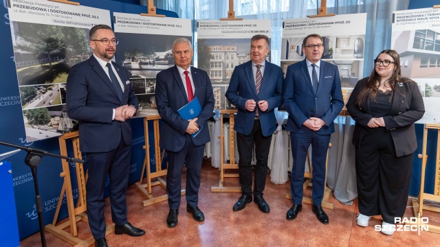 Fot. Robert Stachnik [Radio Szczecin] Studenci zamieszkają w wyremontowanym "Portowcu"