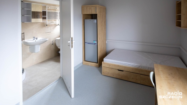 Fot. Robert Stachnik [Radio Szczecin] Studenci zamieszkają w wyremontowanym "Portowcu"